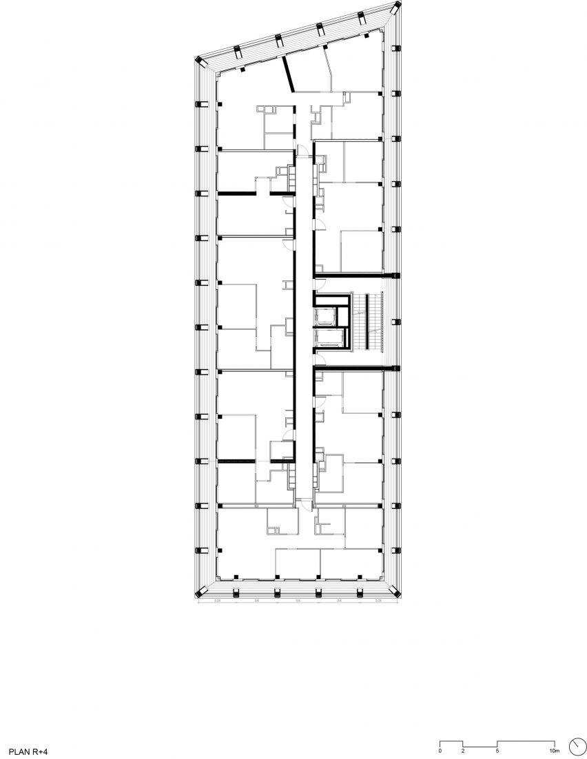 Plan Wood Up Tower by LAN