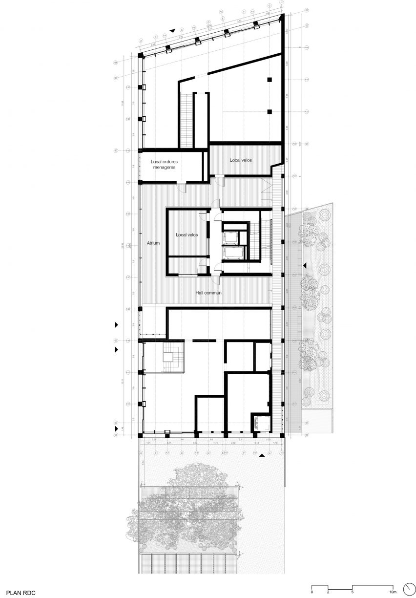 Plan Wood Up Tower by LAN