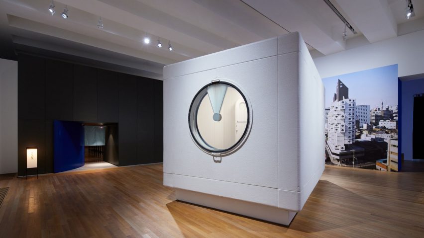Nagakin Capsule Tower pod in exhibition space