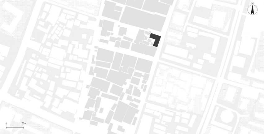 Site plan Moment Boutique by Modum Atelier