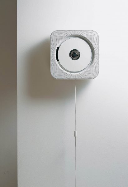 Wall mounted CD player