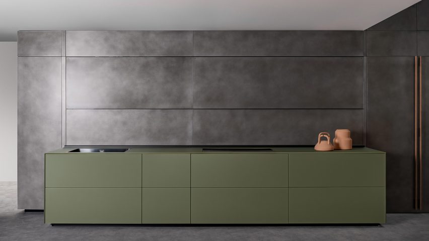 New Logica storage panelling by Gabriele Centazzo for Valcucine