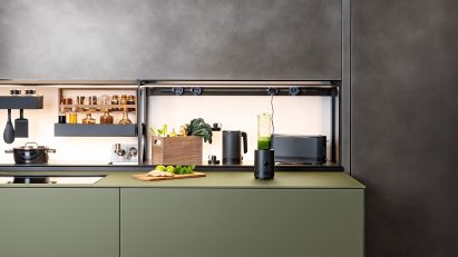 New Logica storage panels by Valcucine