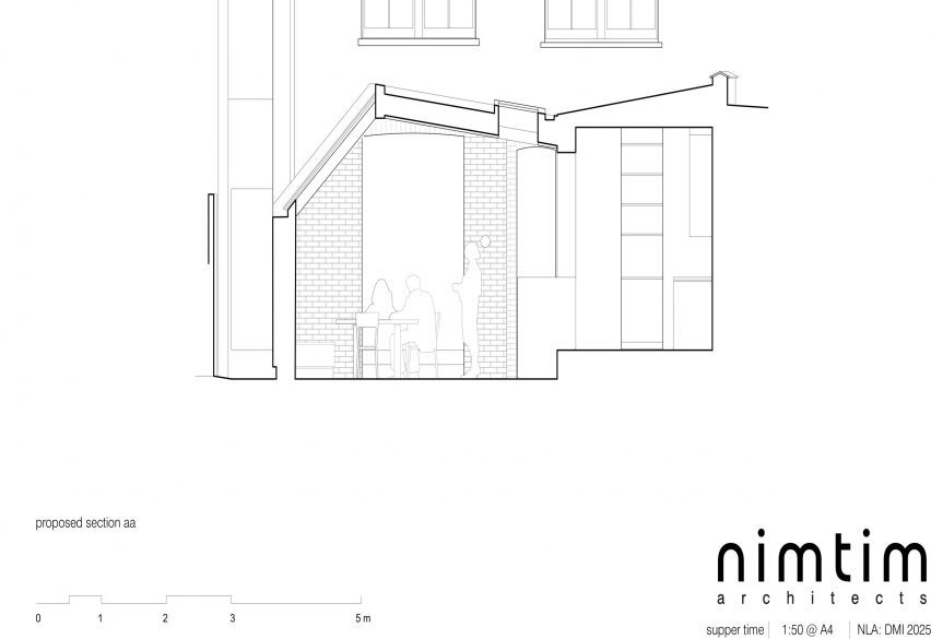 Section Supper Time by Nimtim Architects