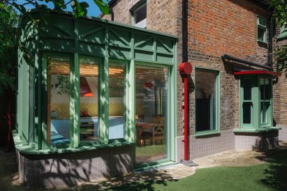 Exterior view of the Park House extension in London by Office S&M