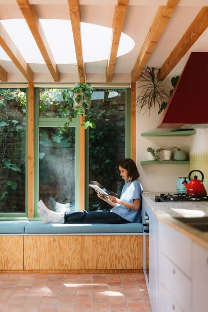 Interior of the Park House extension in London by Office S&M