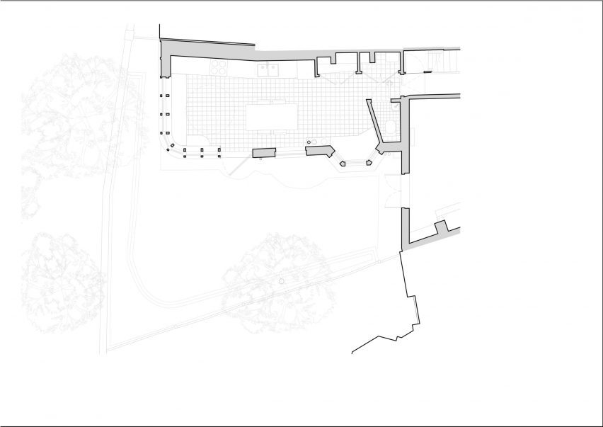 Floor plan of Park House extension in London by Office S&M