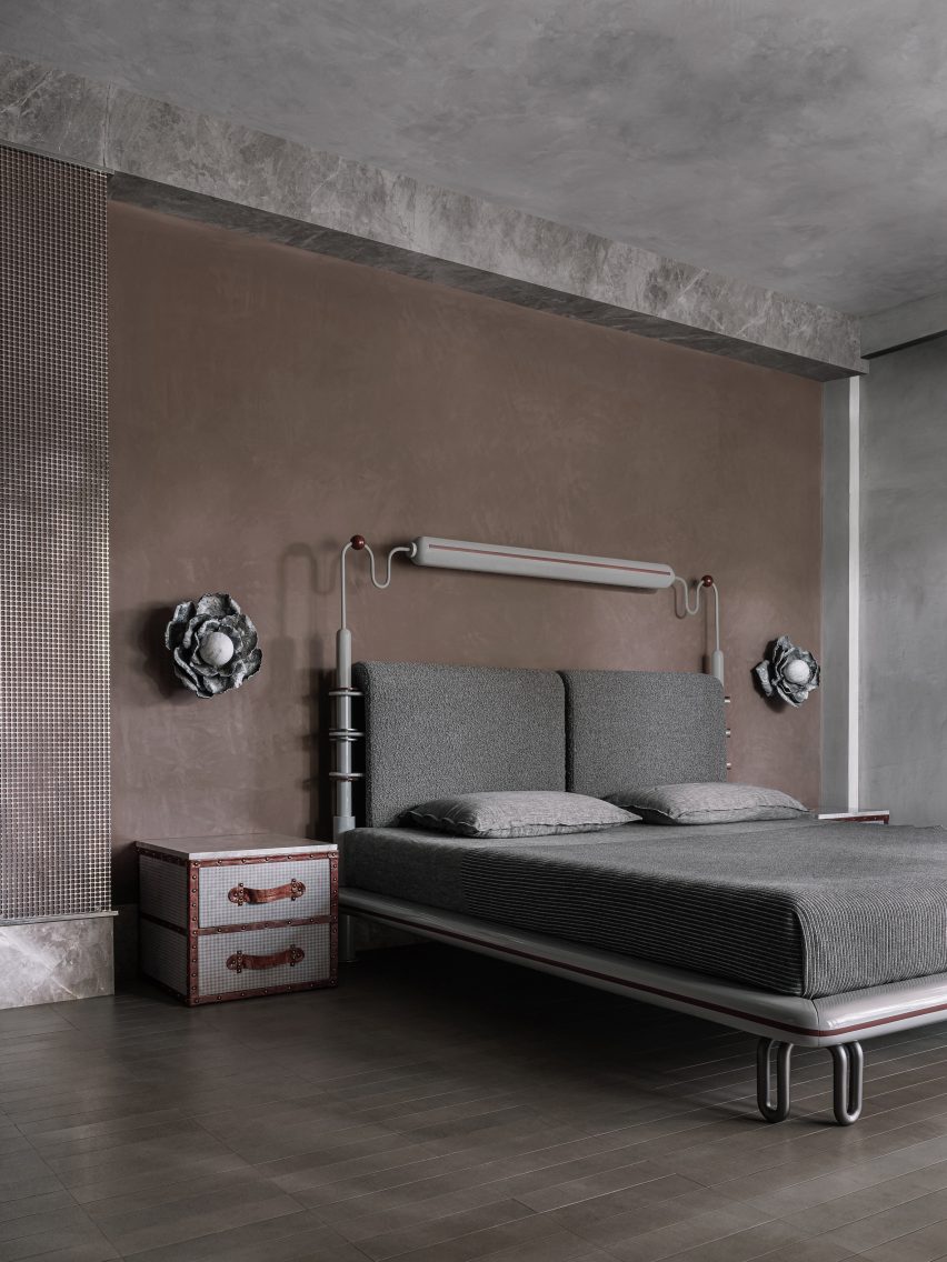 Guest bedroom of an apartment in Bengaluru by Multitude of Sins