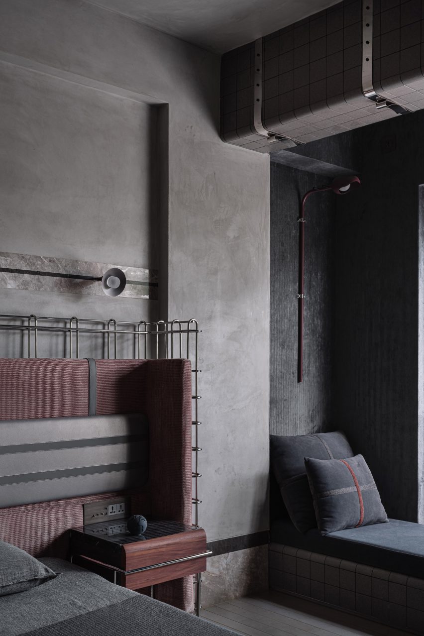 Bedroom of an apartment in Bengaluru by Multitude of Sins
