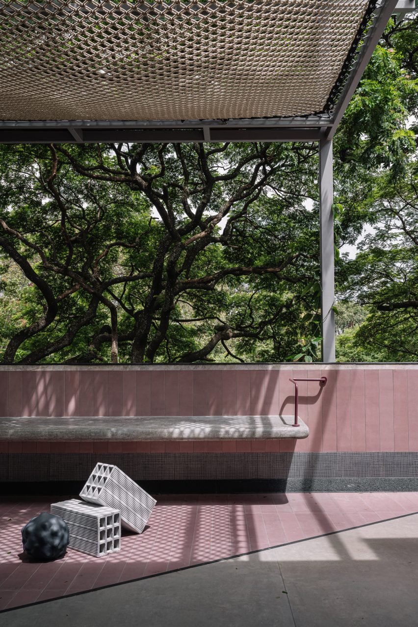 Terrace of Bengaluru apartment by Multitude of Sins