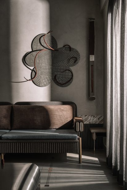 Living room of an apartment in Bengaluru, India, by Multitude of Sins