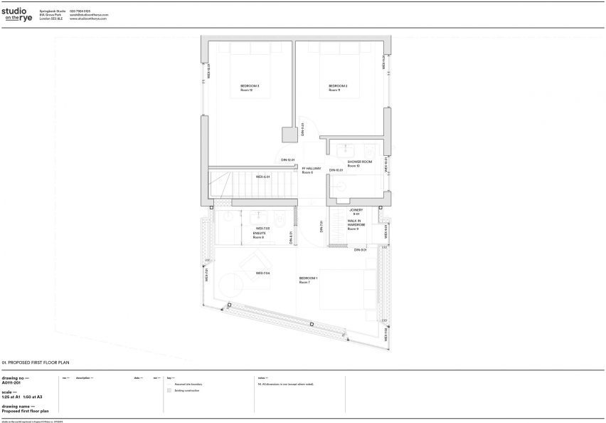 Plan of Rusty House by Studio on the Rye