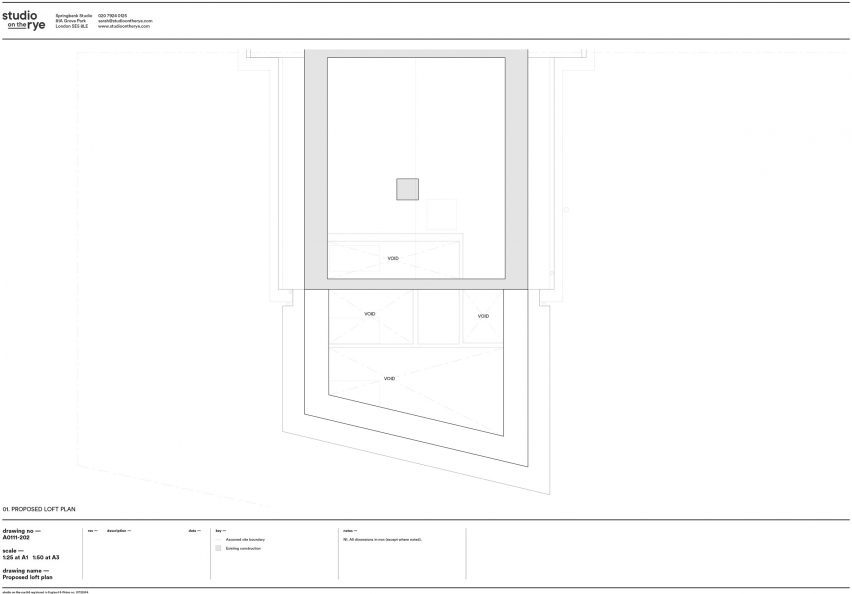 Plan of Rusty House by Studio on the Rye