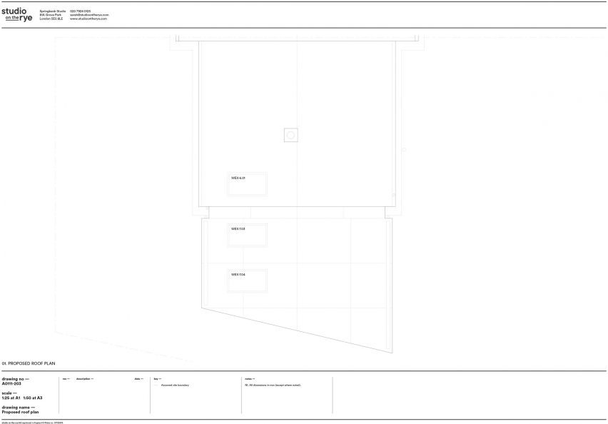 Plan of Rusty House by Studio on the Rye