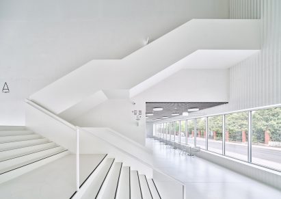 Staircase of Concert Hall by SLAS Architekti