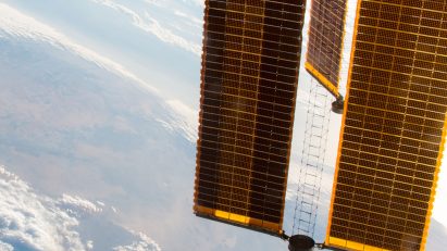 International Space Station solar arrays