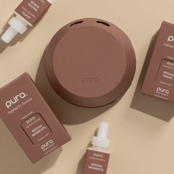 Pura x Pantone scent and diffuser collection