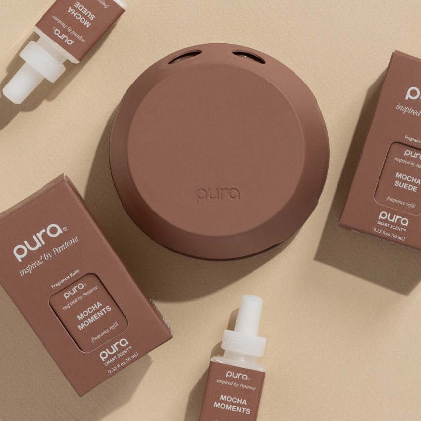 Pura x Pantone scent and diffuser collection