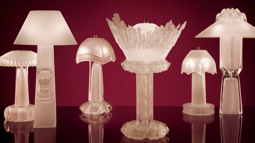 Sculptural lamps by Simon Skinner
