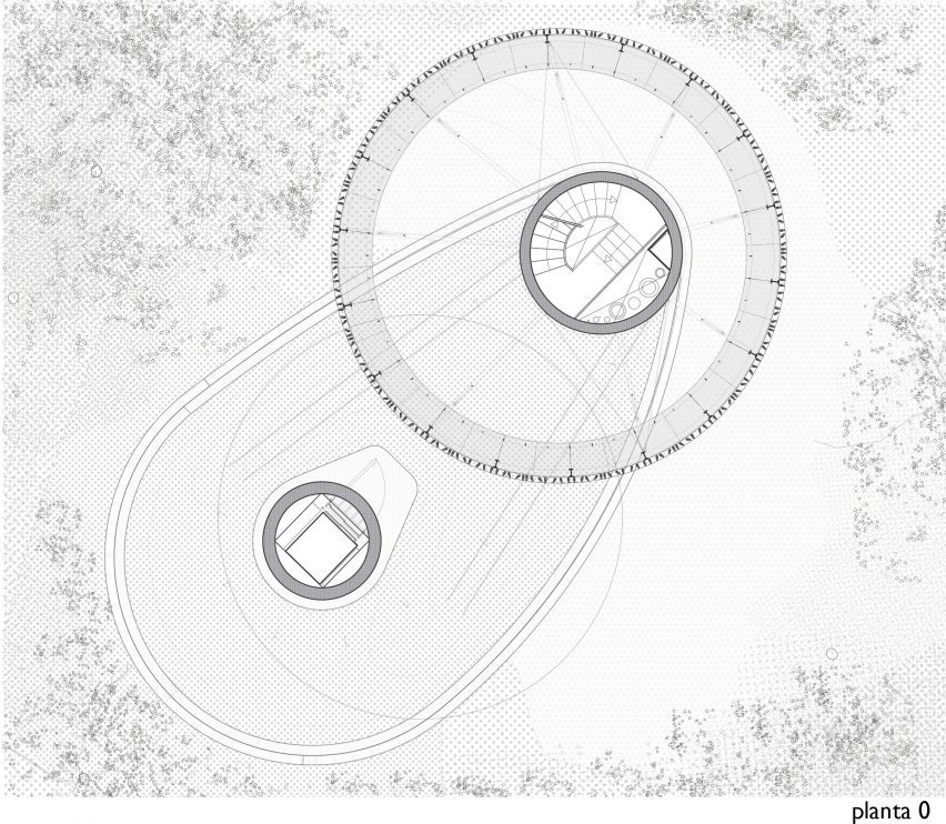 Plan of Bird and Mammal Shelter and Water Reservoir by Temperaturas Extremas
