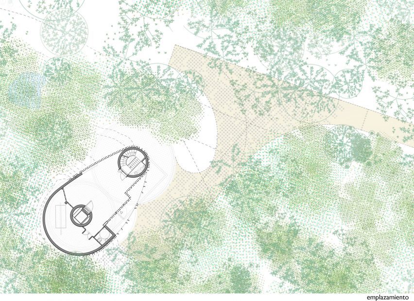 Plan of Bird and Mammal Shelter and Water Reservoir by Temperaturas Extremas