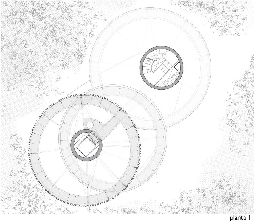 Plan of Bird and Mammal Shelter and Water Reservoir by Temperaturas Extremas