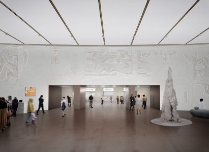 Render of an art gallery in Kazakhstan