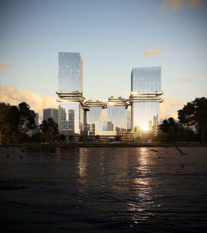 Zhuhai Hengqin CRCC Plaza by Aedas