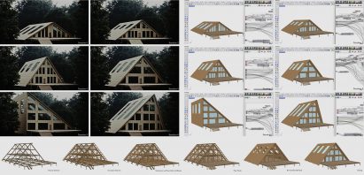 Diagramme of affordable housing in Cambodia project