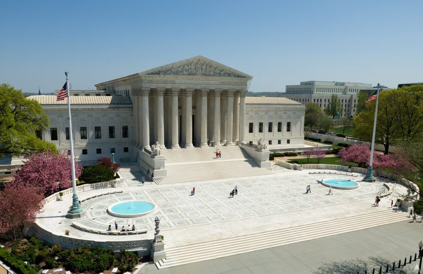 US Supreme Court building in Washington DC
