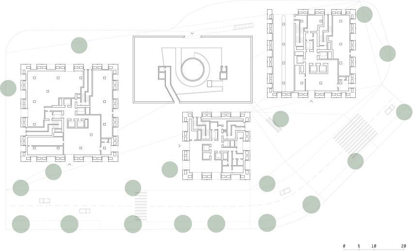 Floor plan of Rruga Adem Jashari by Valerio Olgiati