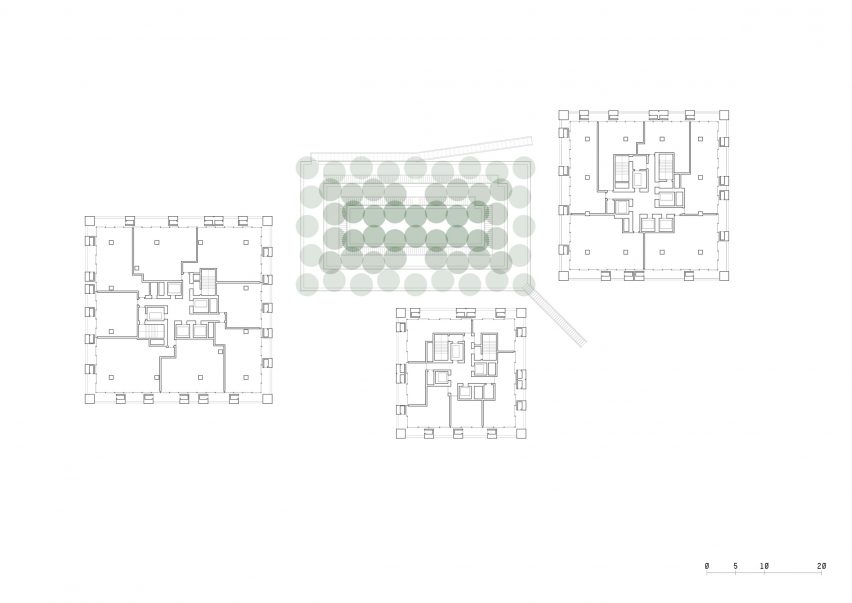 Plan of Rruga Adem Jashari by Valerio Olgiati