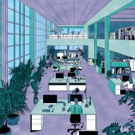 Illustration of an office
