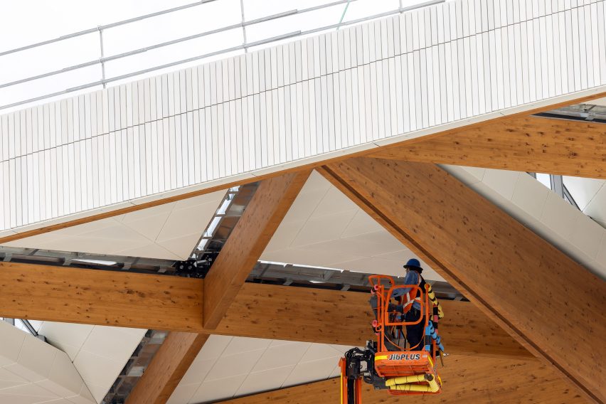 New Sydney Fish Market timber roof
