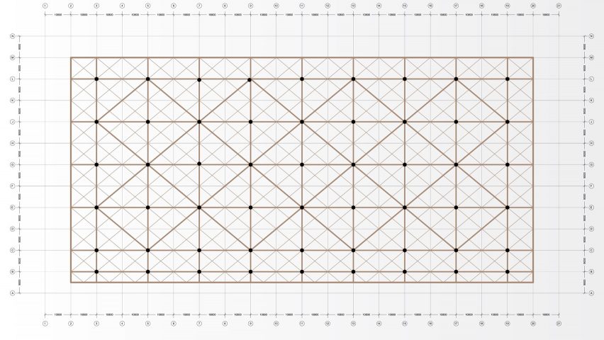 New Sydney Fish Market roof plan