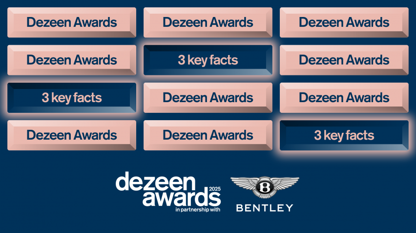Three key facts about Dezeen Awards