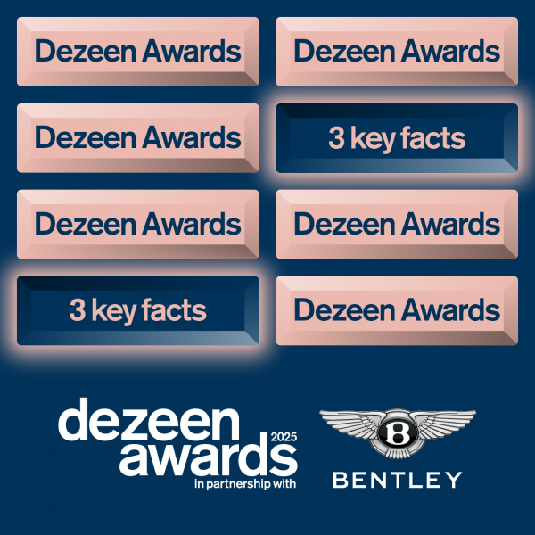 Three key facts about Dezeen Awards