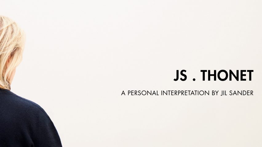 Graphic for JS. Thonet – A Personal Interpretation by Jil Sander