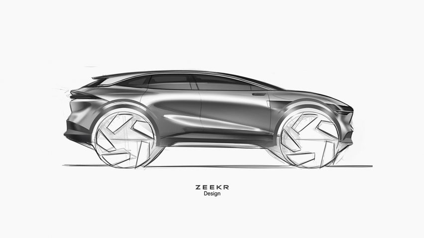 Graphic of Zeekr car