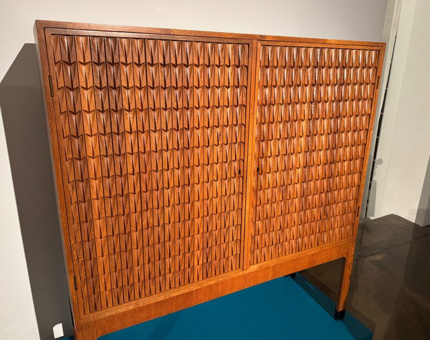 Carved wardrobe