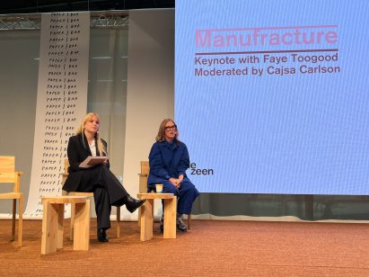 two women on stage