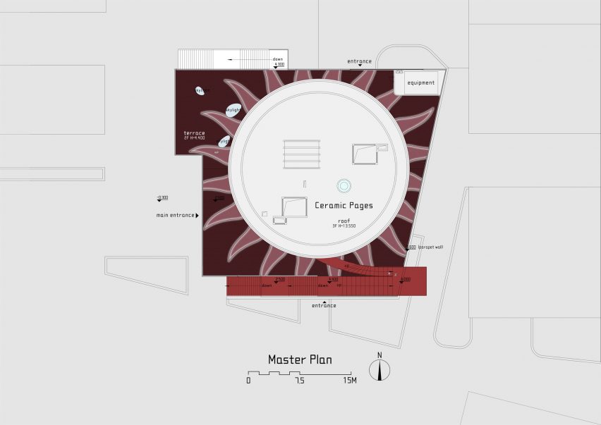 Site plan of Ceramic Pages by Wutopia Lab