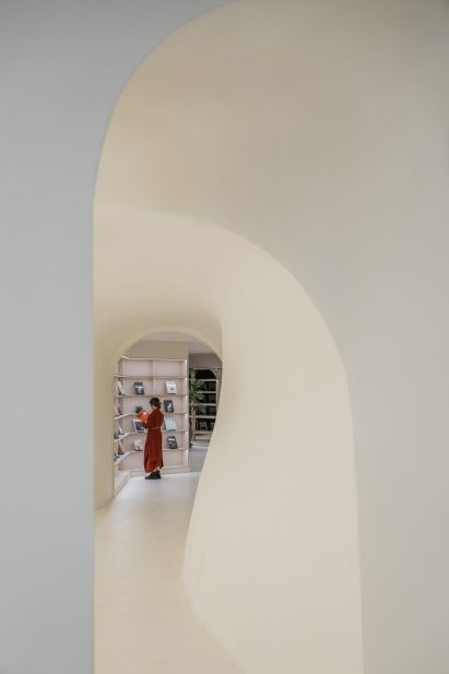 Ceramic Pages bookshop by Wutopia Lab