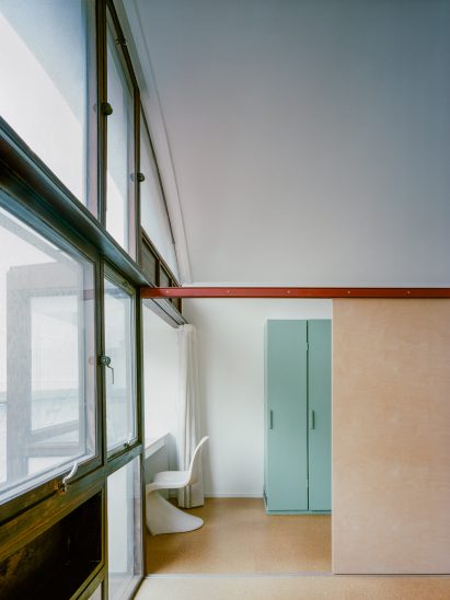 Apartment with sliding walls