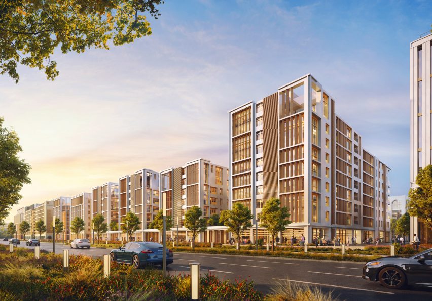 Rendering of New Taskhent by Cross Works