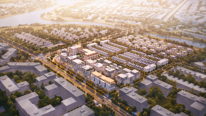 Rendering of New Taskhent by Cross Works