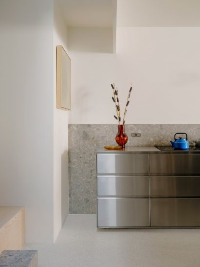 Stainless steel cabinetry