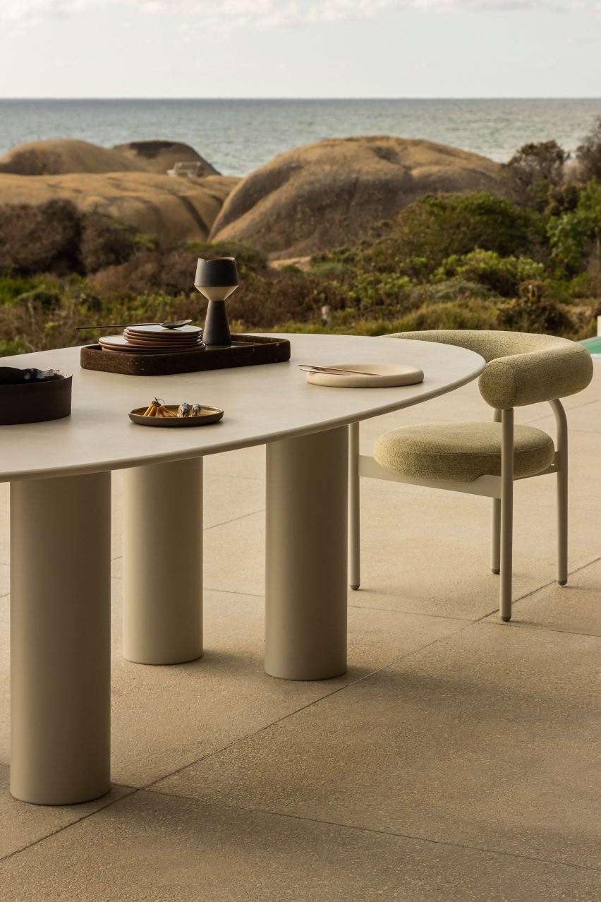 Dombolo outdoor tables by Haldane