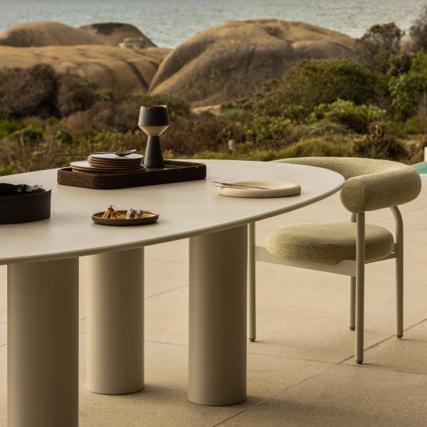 Dombolo outdoor tables by Haldane