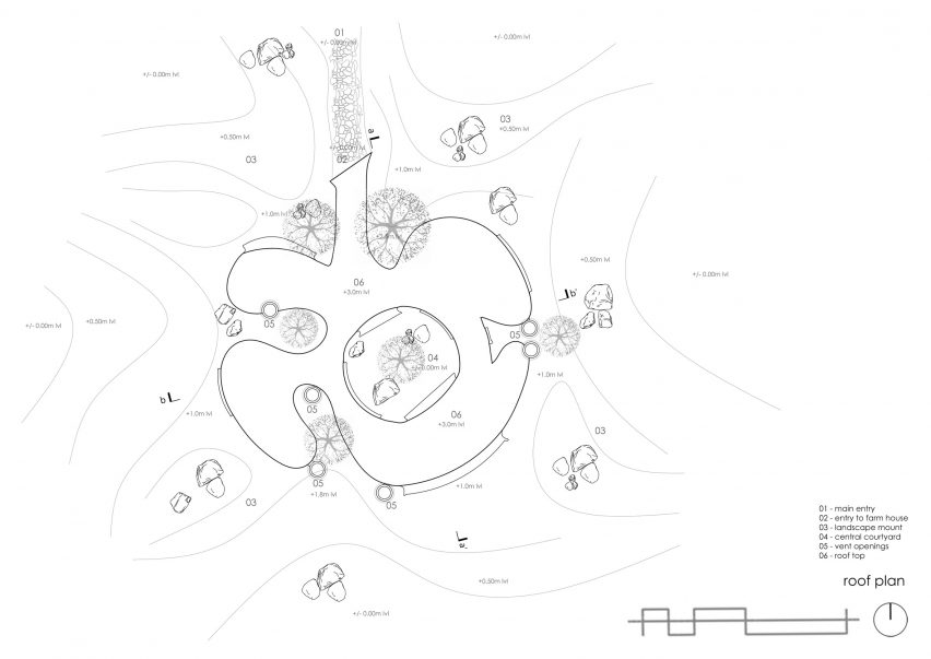 Plan of Into the Wild by Earthscape Studio